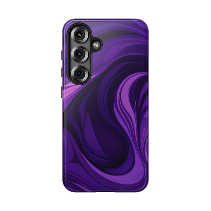 Paarse Abstracte Golfpatroon