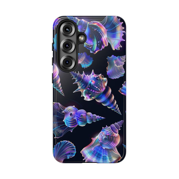 Neon Pastel Schelpenpatroon