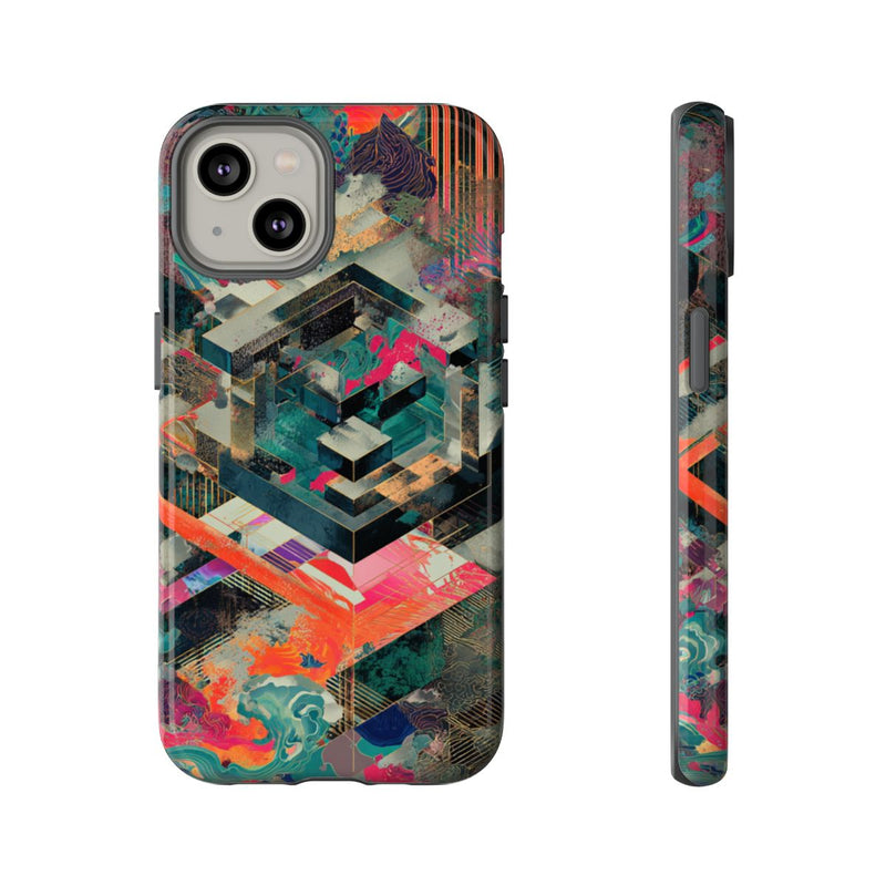 Kleurrijke Geometrische Abstracte Kunst