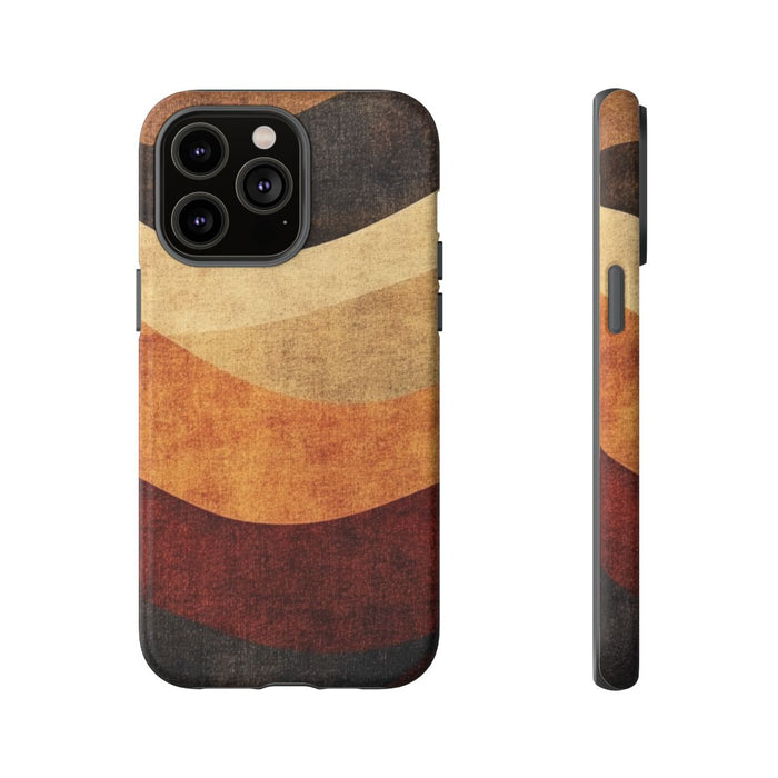 Warme Abstracte Golfpatronen