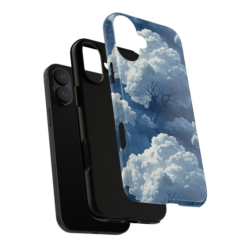 3D Wolken en Boompatroon