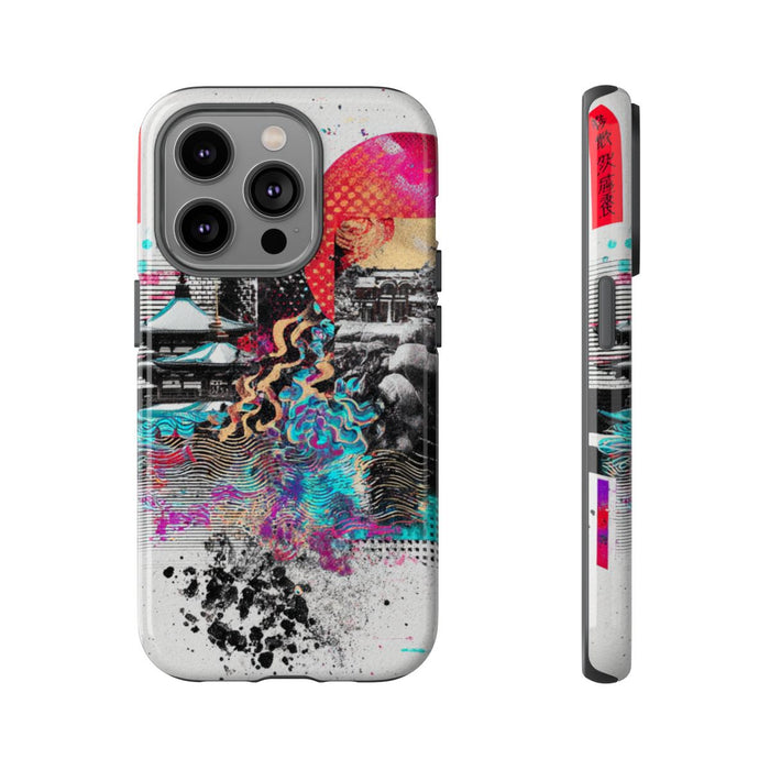 Abstracte Japanse Zen Tuin Collage