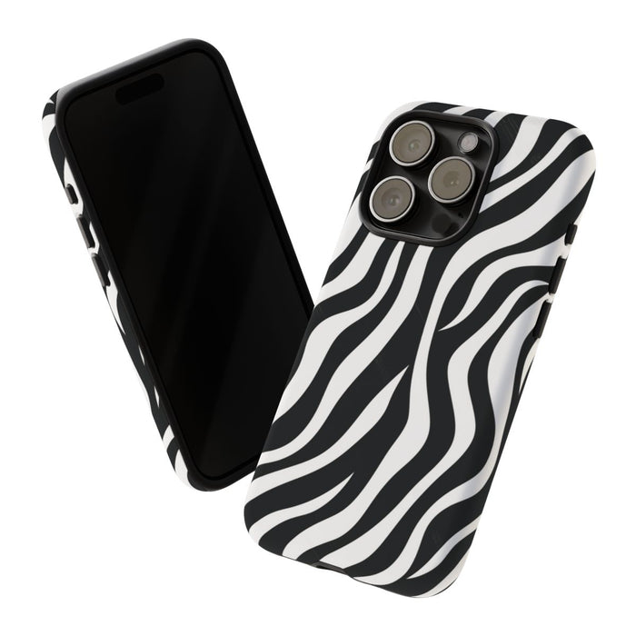 Zwart-Wit Zebra Strepenpatroon
