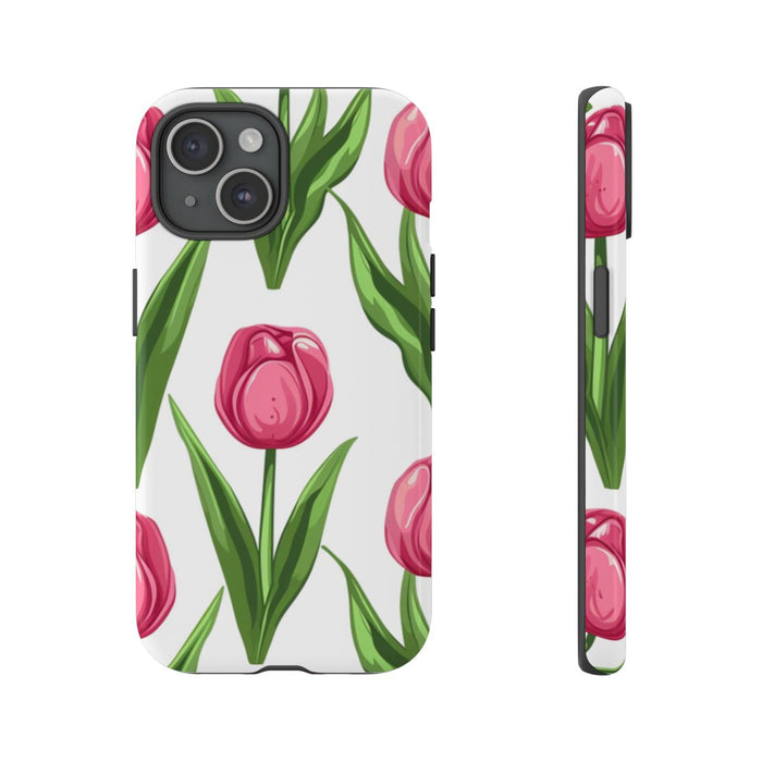 Roze Tulp Bloemenpatroon