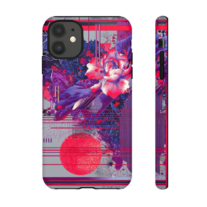 Abstracte Bloemmotieven met Neonaccenten