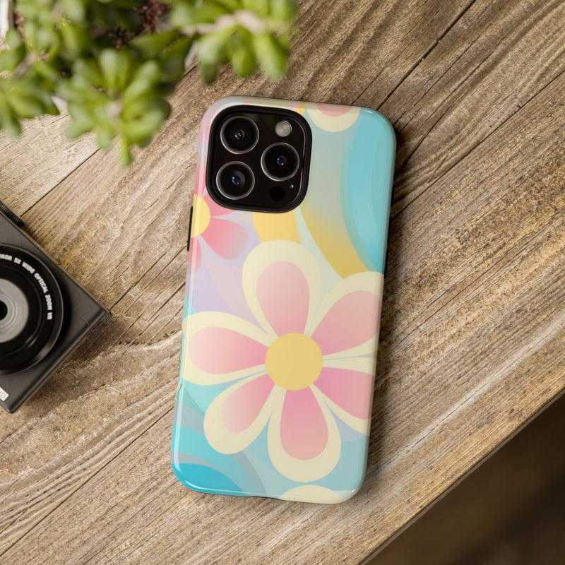 Pastel Groovy Bloemenpatroon