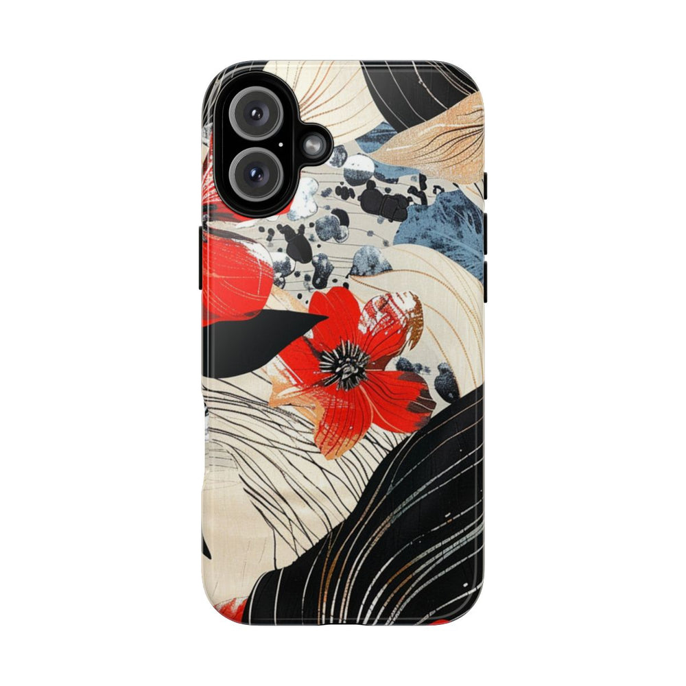 Rood Bloemen Abstract Patroon