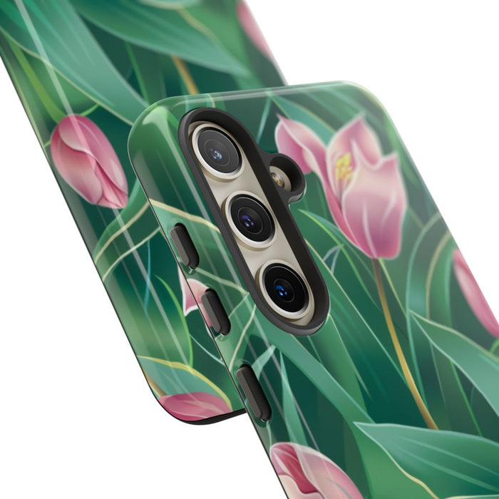 Roze Tulp Bloemenpatroon