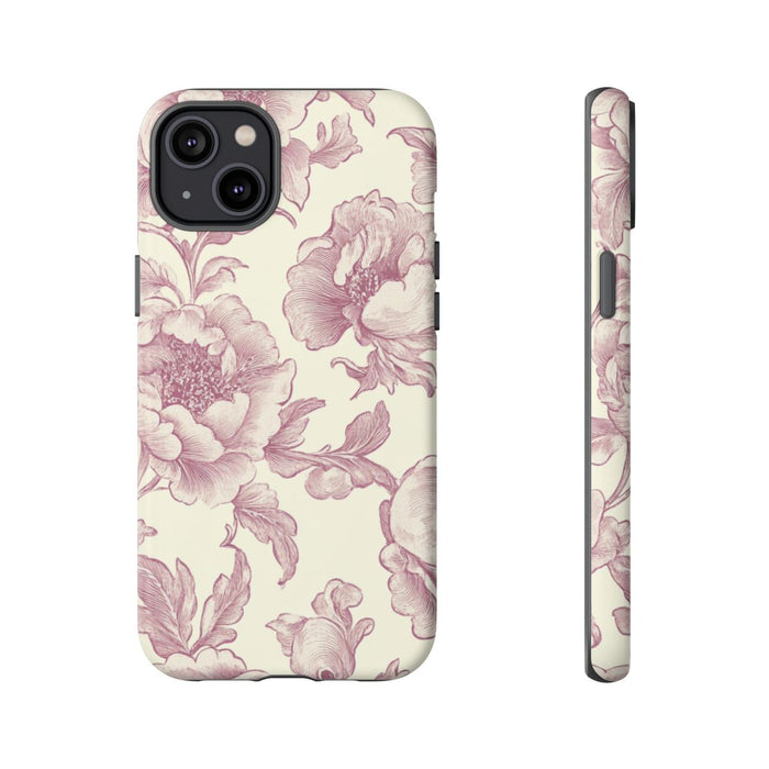 Elegante Victoriaanse Bloemenprint
