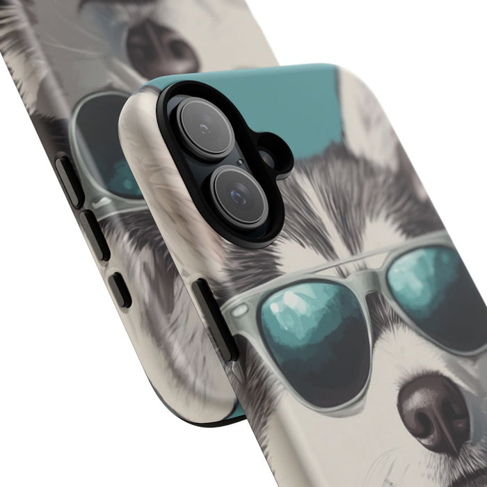 Stoere Husky met Zonnebril