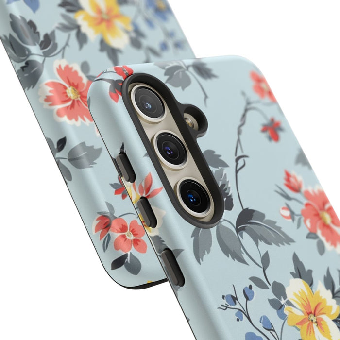 Vintage Bloemenpatroon in Pasteltinten
