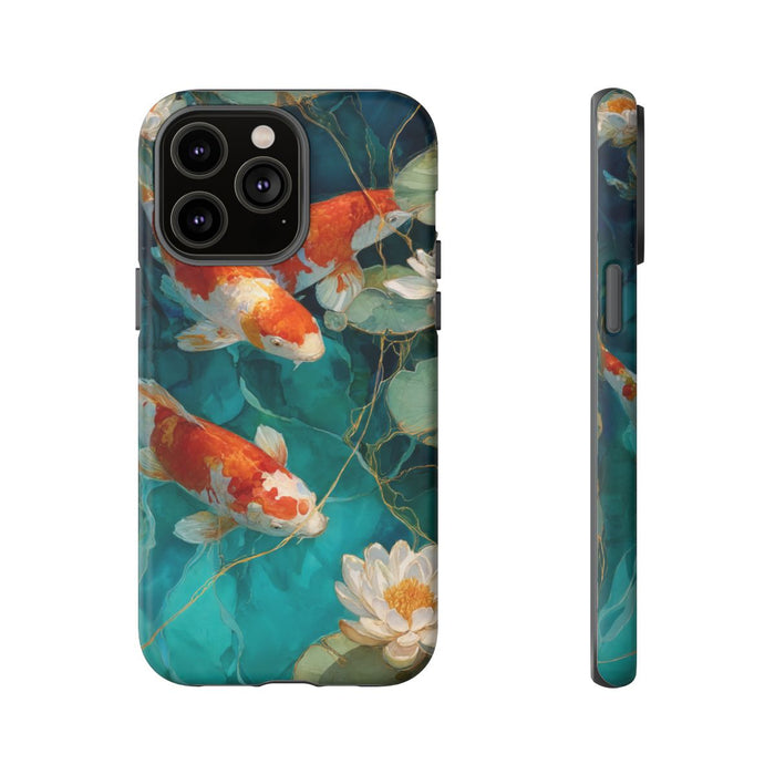Kleurrijke Koi en Waterlelies