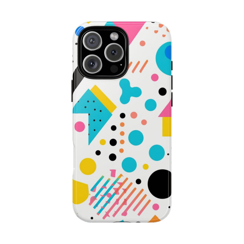 Kleurrijk Memphis Stijl Geometrisch Patroon