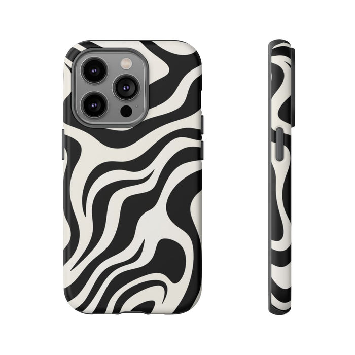 Zwart-Wit Abstract Zebra-Patroon