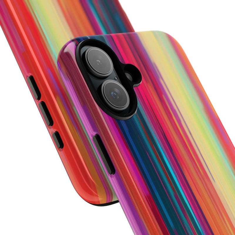 Levendige Verticale Kleurenstrepen Abstract