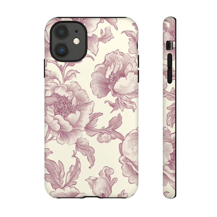 Elegante Victoriaanse Bloemenprint