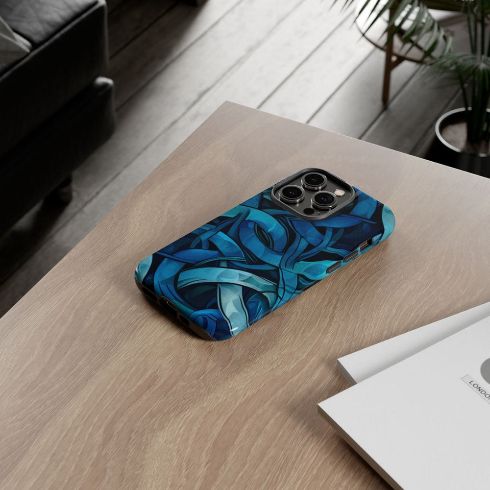 Blauw Keltisch Knoopmotief