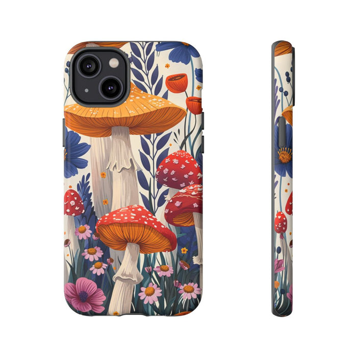 Vrolijke Paddenstoelen en Bloemen
