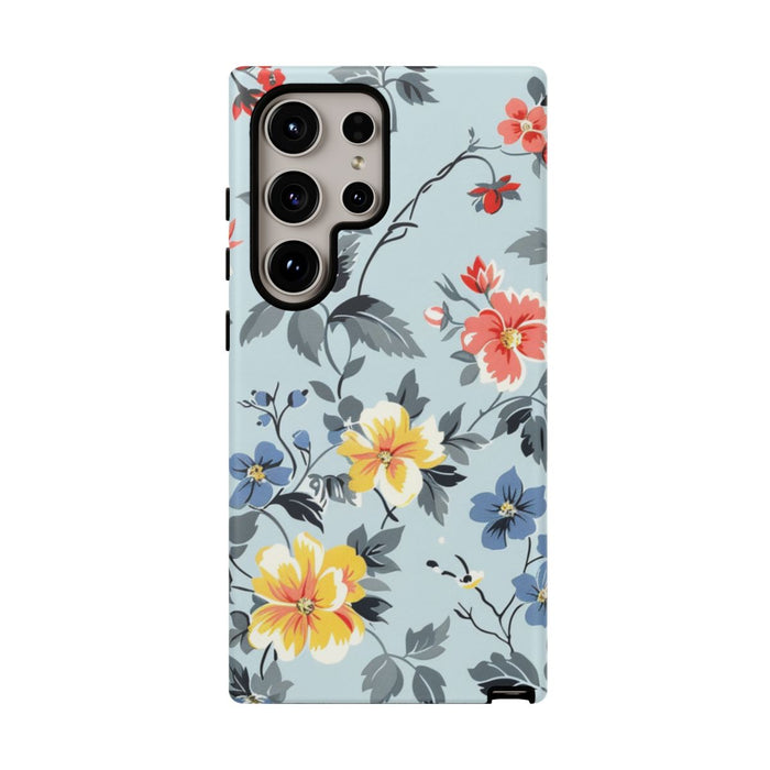 Vintage Bloemenpatroon in Pasteltinten