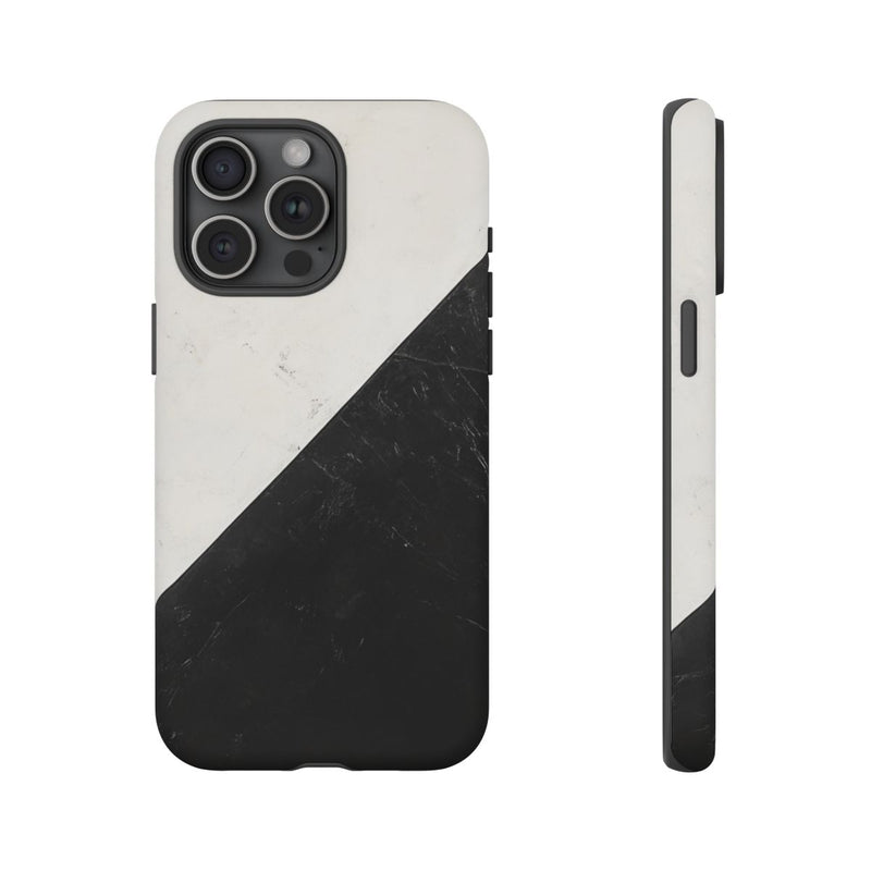 Zwart-Wit Driehoek Vlag Ontwerp