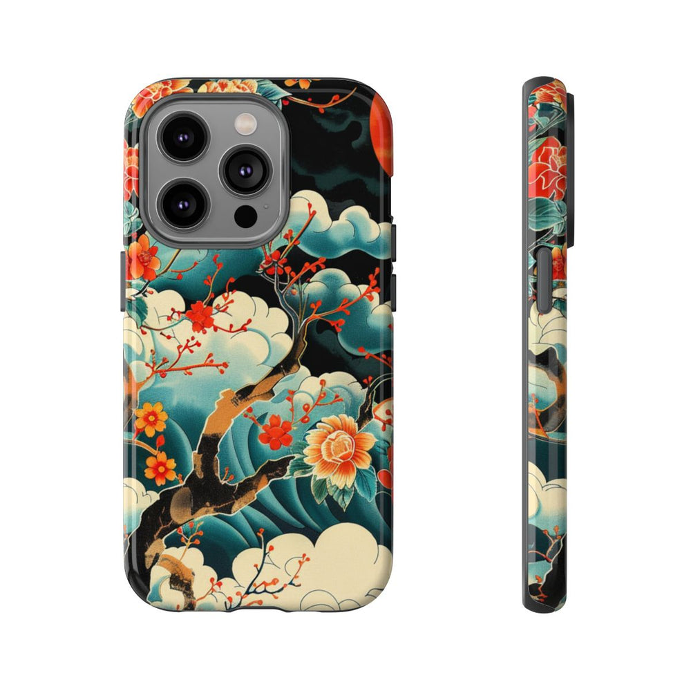 Bloemrijke Tak onder de Maan