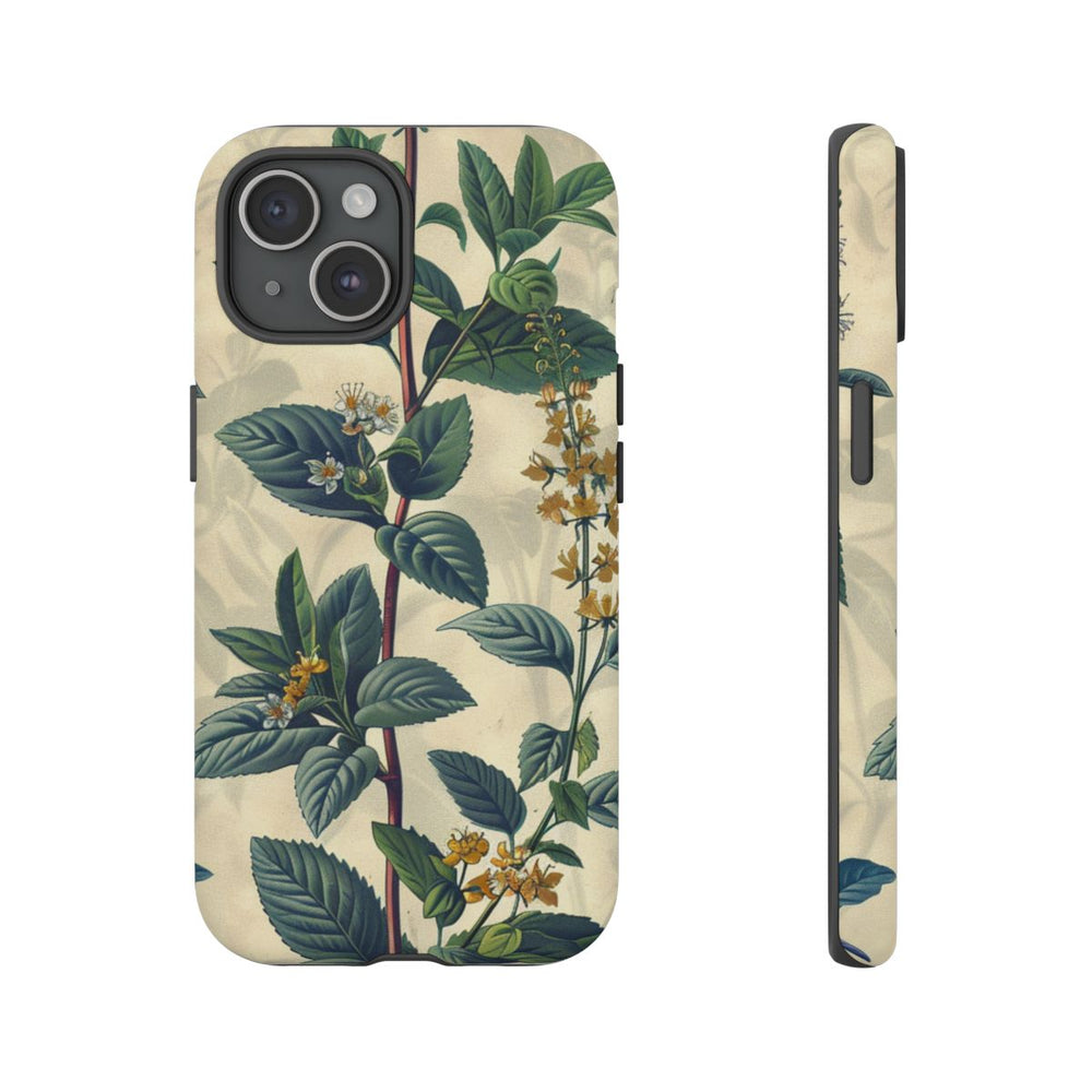 Vintage Botanisch Kruidenpatroon