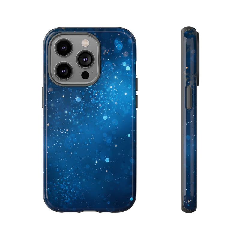 Diepblauwe Sprankelende Lichten