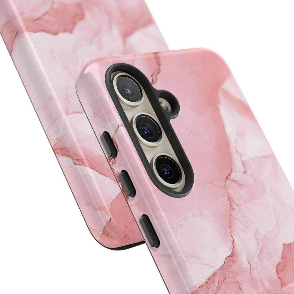 Roze Marmerstructuur met Glanzende Afwerking