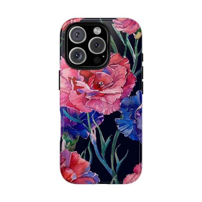 Aquarel Anjers Bloemenpatroon