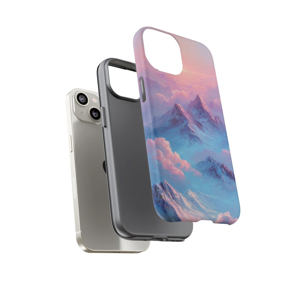 Dromerige Roze en Blauwe Bergen