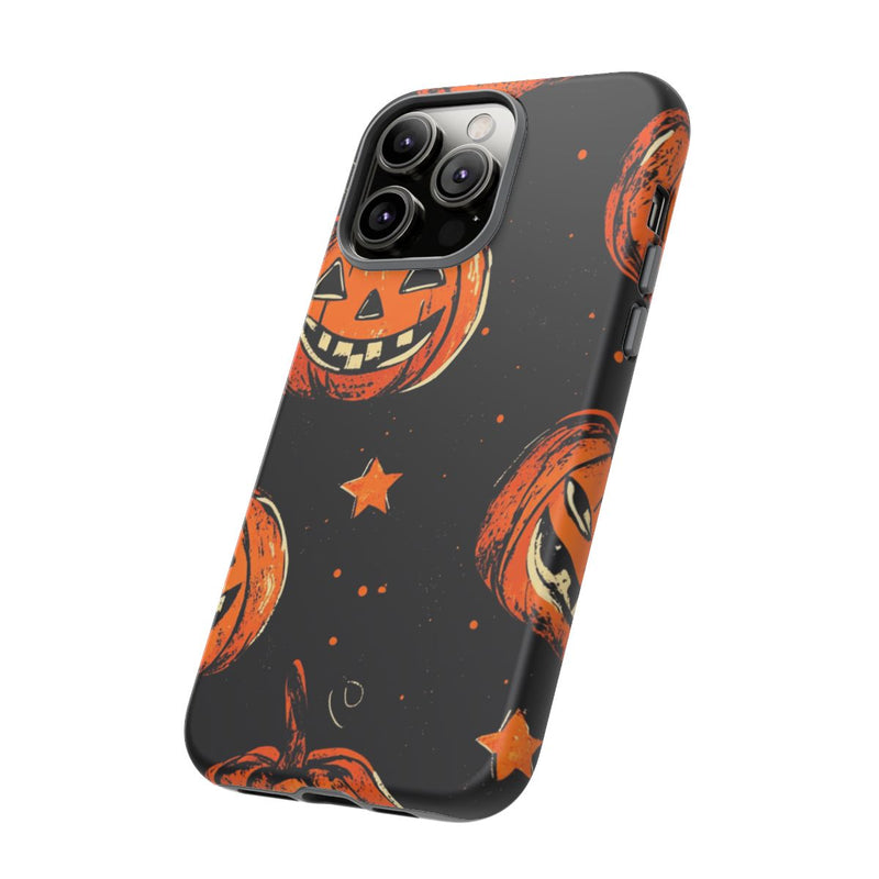 Grunge Halloween Pompoenenpatroon