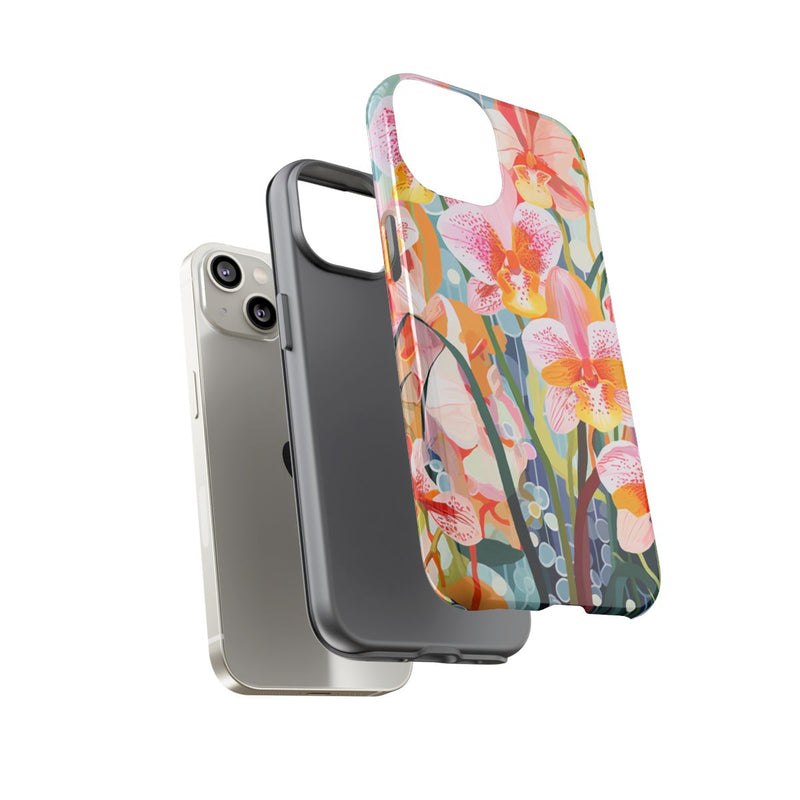 Kleurrijke Orchideeën Illustratie