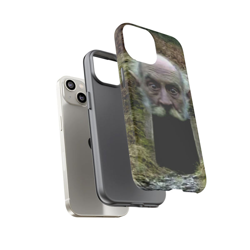 Surrealistische Reuzenhoofd-Toegang in de Natuur