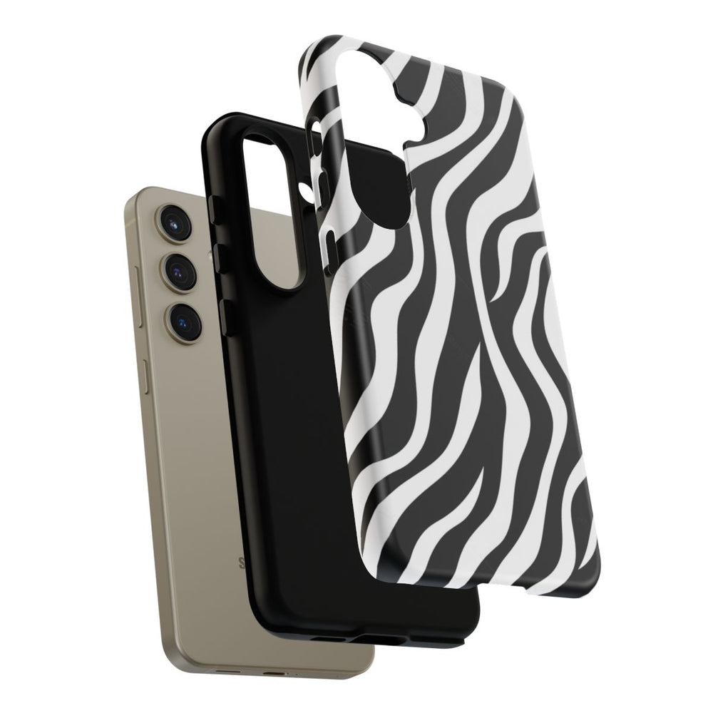 Zwart-Wit Zebra Strepenpatroon