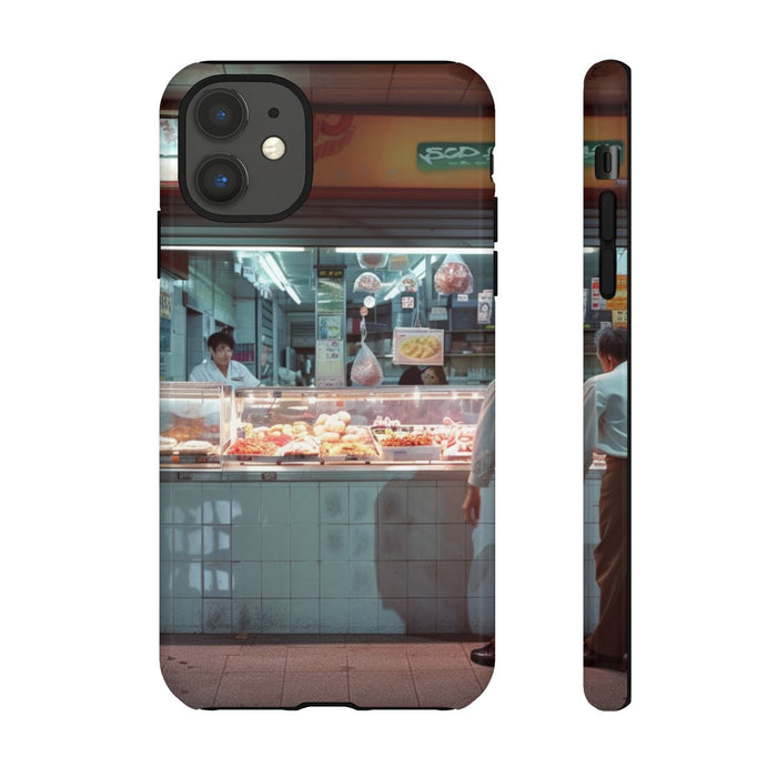 Straatvoedselkraam Tafereel