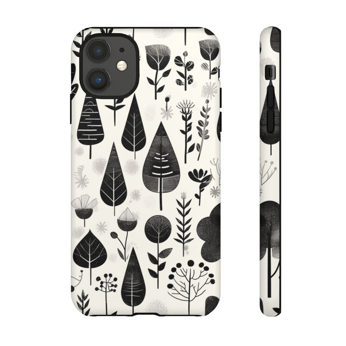 Monochroom Botanisch Patroon