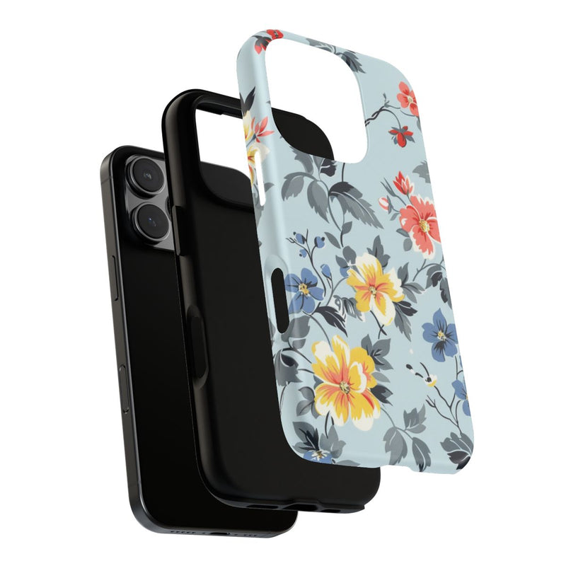 Vintage Bloemenpatroon in Pasteltinten