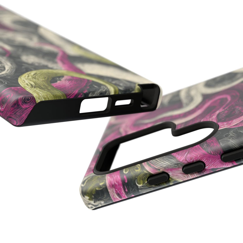 Gedetailleerd Tentakelpatroon met Wervelende Swirls