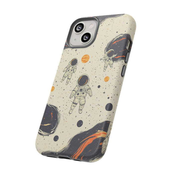 Astronauten en Kosmische Elementen Patroon