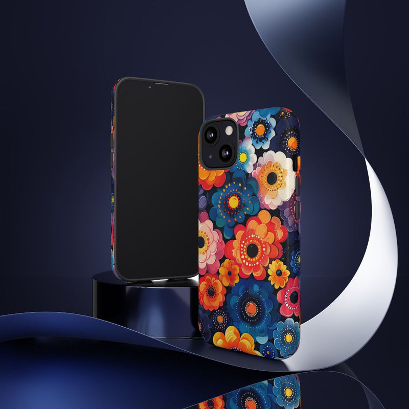 Levendig Abstract Bloemenpatroon