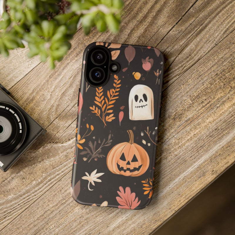 Halloween Pompoen- en Spookmotief