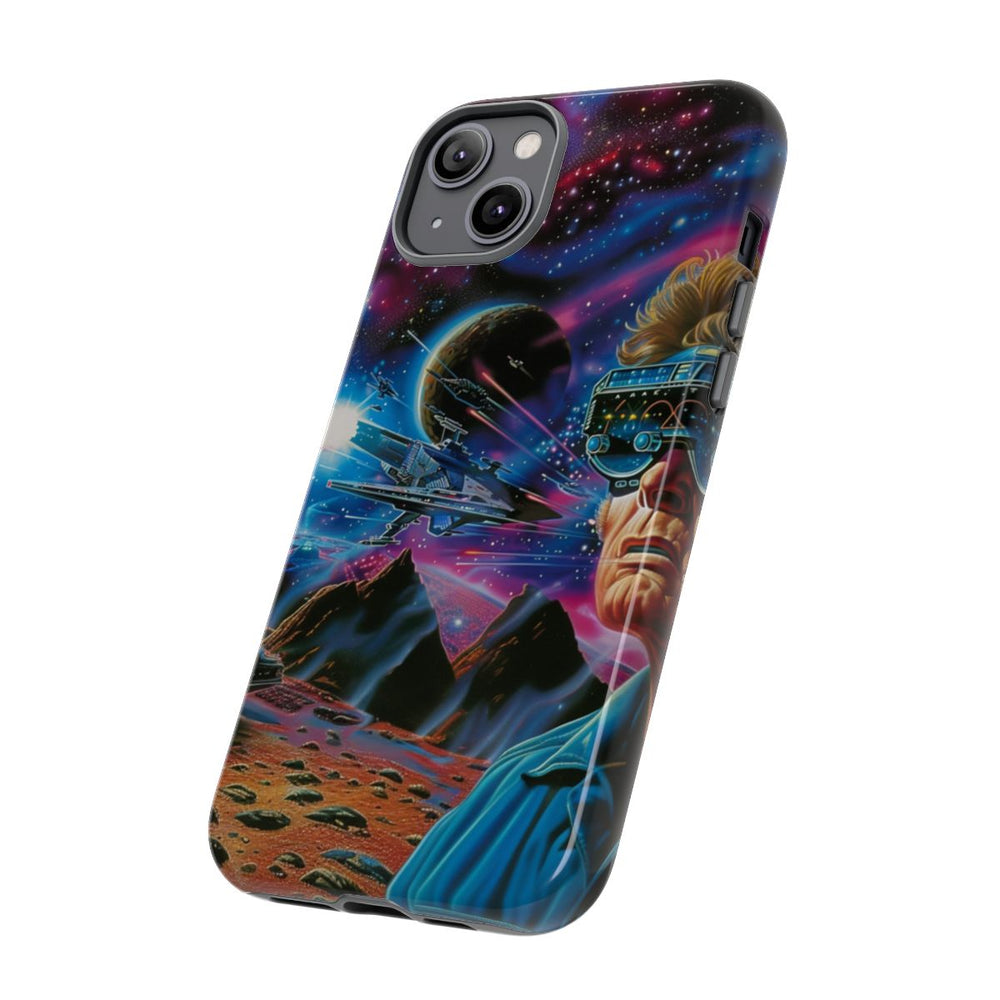 Futuristische Ruimtegevecht met Virtuele Realiteit