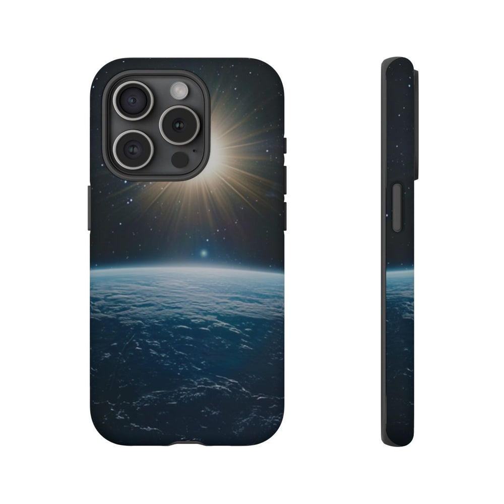 Zonnige Aarde vanuit de Ruimte