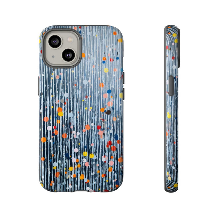 Kleurrijk Abstract Patroon met Dots en Lijnen