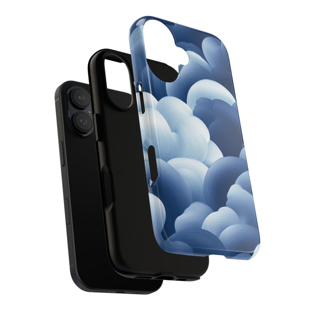 Blauw-Wit Wolkenpatroon