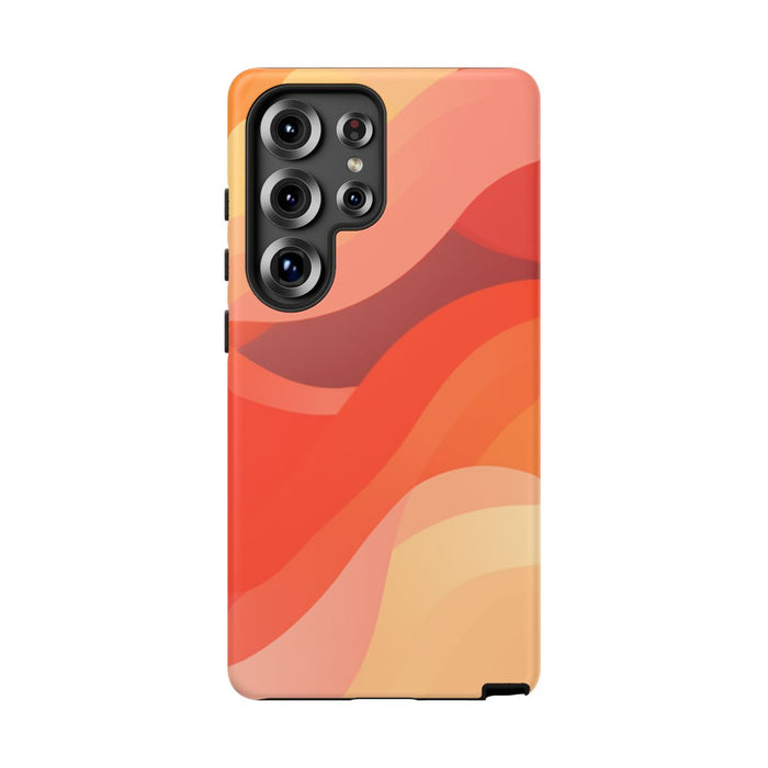 Warme Abstracte Golfpatronen