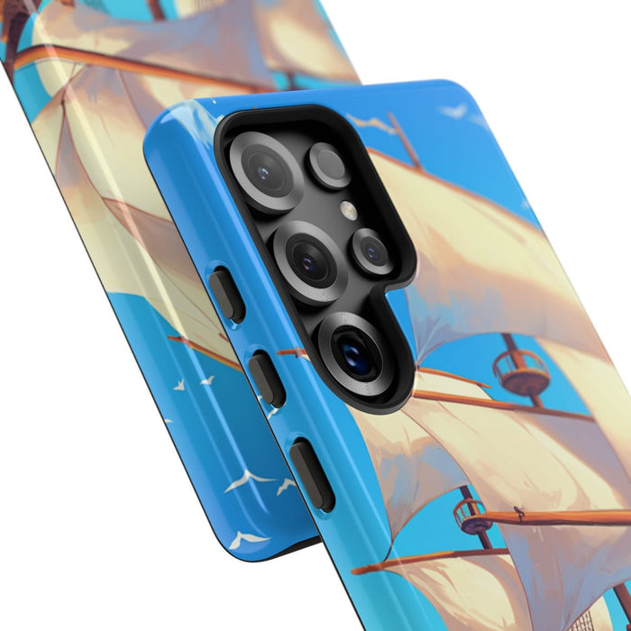 Zeilschip op Blauwe Oceaan