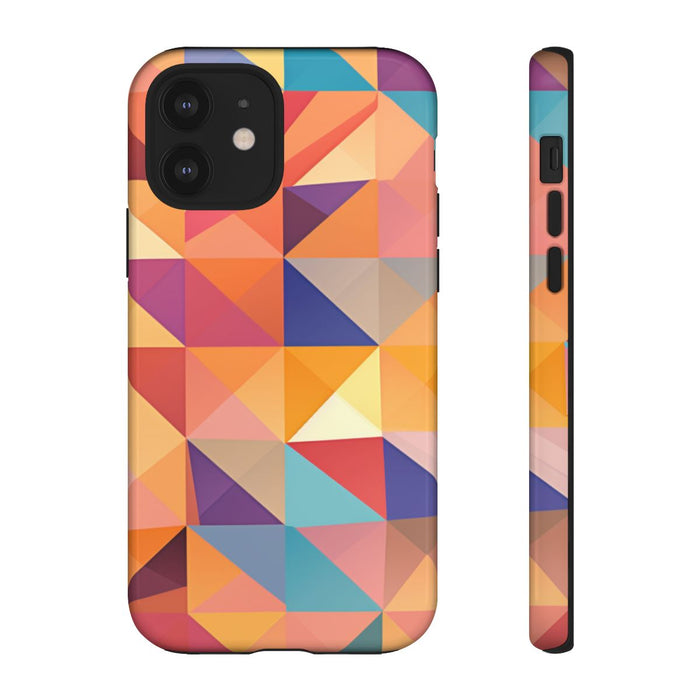 Kleurrijk Geometrisch Hoekpatroon