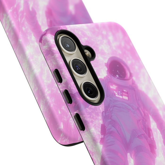 Astronaut bij Roze Plasma