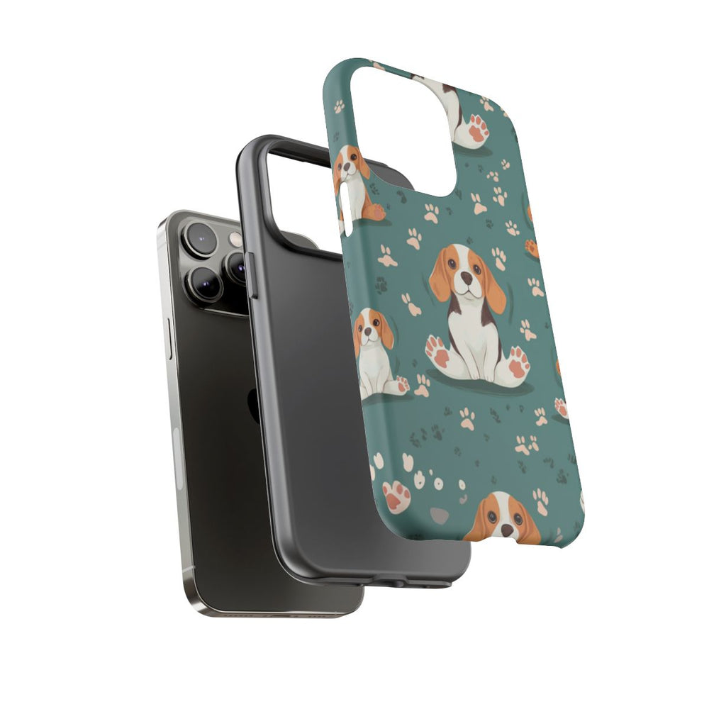 Beagles met Pootafdrukken Patroon
